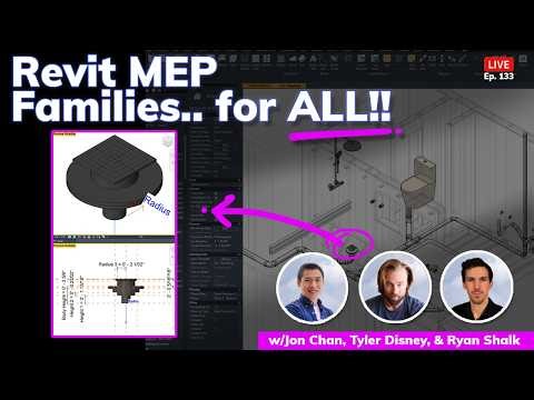 Revit MEP Families: Plumbing, Mechanical & Electrical Tips, Live!