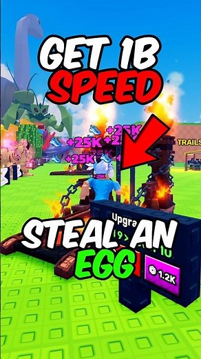 How To Get 1 BILLION SPEED In Steal An Egg Roblox