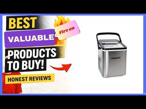 Igloo Handled Portable Ice Maker with Scoop- Ice Maker with LED Control Panel & 1 Quart