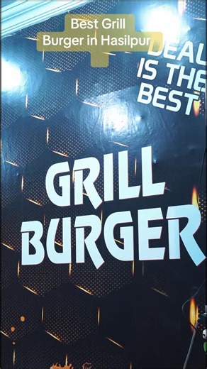 Muzaframe Studio Hasilpur on Instagram: "Best Grill Burger in Hasilpur #hasilpur #grillburger"