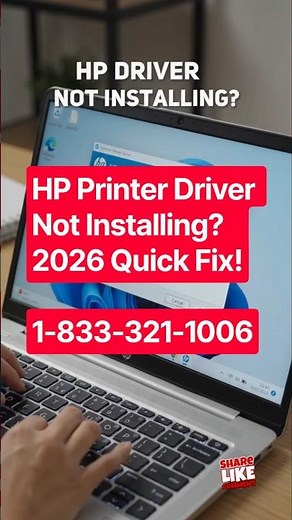 HP Printer Driver Not Installing? 2026 Quick Fix! #hpdrivernotinstall #printerdrivererror