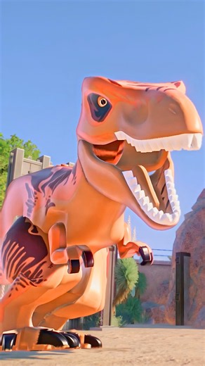 Lego Trex vs Indominus Rex | Jurassic World Evolution 2