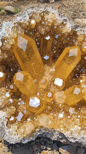 I Was SHOCKED 😱 $30,000 Giant Yellow Crystal Tower Found in Volcanic Rock 💎🔥