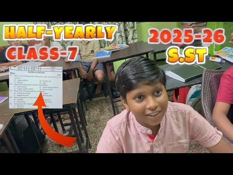 Set-2 Class-7 Sst / Half Yearly Exam New Question Paper || Model Paper For Session 2025-26 ||