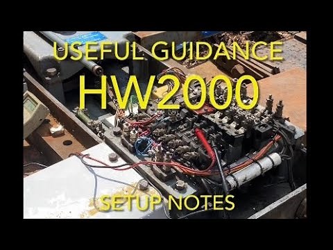 HW2000 notes on setting up