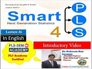 Smart PLS-SEM: Lecture 36 Introduction to SmartPLS 4- (Brand New Version)