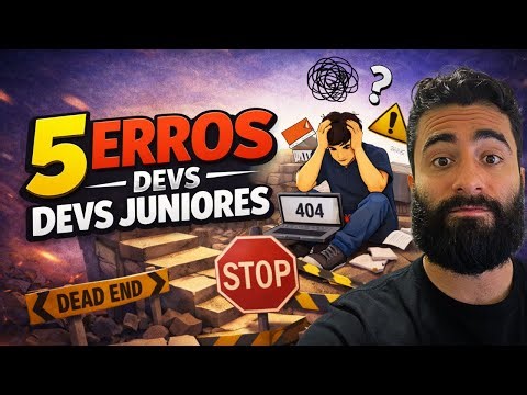 5 ERROS que Você NÃO Pode Cometer como Dev Iniciante em 2026