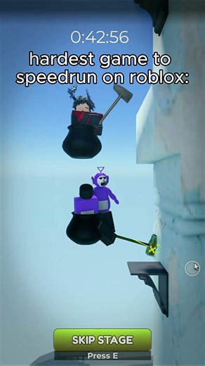 This Roblox game sucks to speedrun #roblox #speedrun #gettingoverit