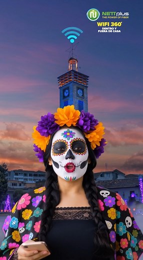 Que este Halloween no te asuste la desconexión 😱 Nettplus 360° te mantiene conectado donde estés. | Nettplus