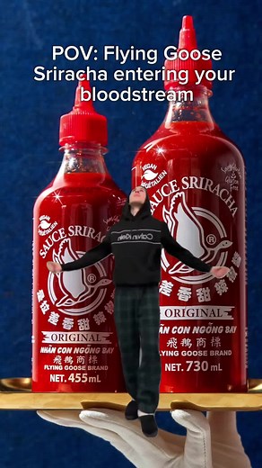 When the sriracha hits. #FYP #TurnUpTheHeat #SrirachaOverload