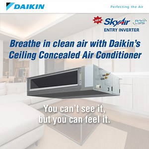 Daikin's Ceiling Concealed Air Conditioner will always give you comfort cooling, even if you don't see it! Find your nearest dealer at http://bit.ly/DaikinPHLocator #DaikinPH #DaikinPerfectingTheAir #DaikinPhilippines | Daikin Philippines