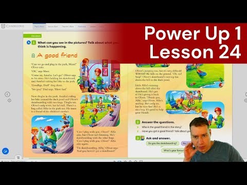 Talk About Sports and Hobbies in English | Power Up Level 1 Unit 7 Lesson 3 with Teacher AJ
