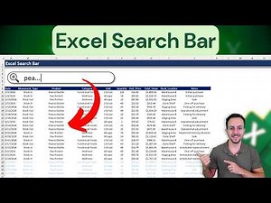 How to Create a Search Bar in Excel That Filters Data Instantly | No VBA