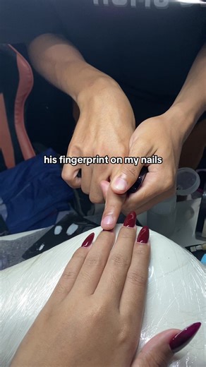 Fingerprint Nail Extension Inspiration