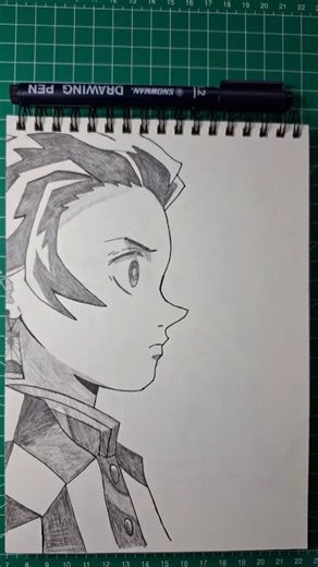7.1K views · 34 reactions | How To Draw Tanjiro Side Profile #drawing #howtodraw #animeart #demonslayer #tanjiro | Echo Ry | Facebook