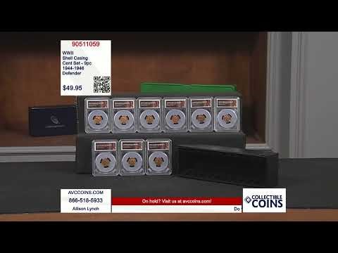 WWII Shell Casing Cent Set - 9pc - 1944-1946 - Defender