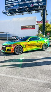 Custom Holographic Camaro ZL1 Wrap #cars #camaro | Framebanger
