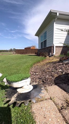 Neat Garden Bed Edges with Rotary Scissors | TikTok