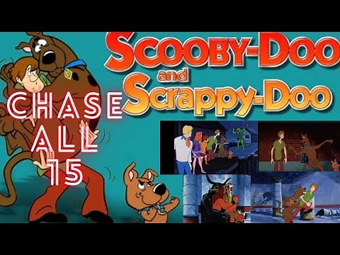 (HQ) ScoobyDoo and ScrappyDoo All 15 Chase scenes