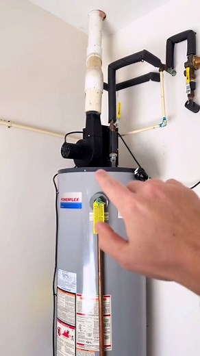 Some gas water heaters have power vents to help with exhaust. | gas water heaters