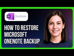 How to Restore Microsoft OneNote Backup