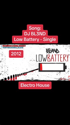 DJ BL3ND Low Battery - Single #djbl3nd #DJBL3ND #djbl3nd🔥 #djbl3ndperu #djbl3nd😈 #djbl3ndfans #djbl3nd😎 #djbl3ndwickedmix #djbl3ndtrashers #djbl3ndshirts #ElectroHouse #electrohousemusic #electromusic #House #houseedm #EDM #TikTok #Song #TikTokHits #CapCup #lowbattery