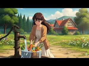 A Day in the Countryside – Peaceful Village Life Aesthetic – Slow Living animation