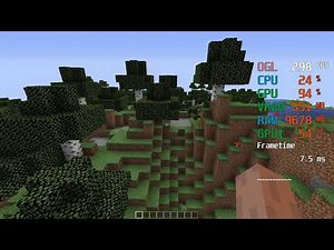 Radeon Vega 11 Graphics -- AMD Ryzen 5 3400G -- Minecraft FPS Test