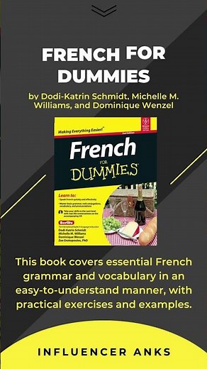 Top 5 French Books For Beginners | French Books | TEF Canada | Influencer Anks