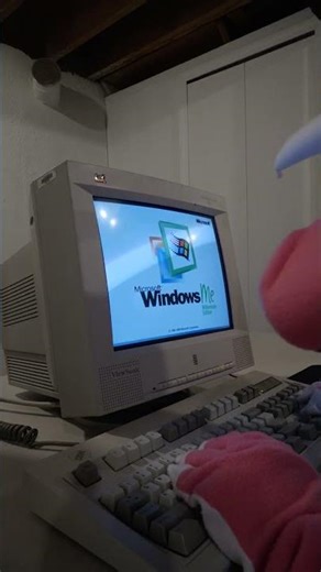The revolutionary Windows ME beautiful OS booting on Dual Pentium II in the BACKROOMS #FebMEary