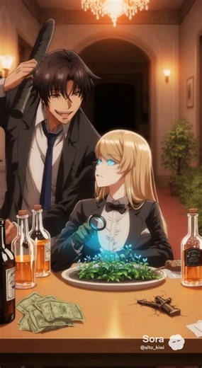 【Sora AI(sora2)】衝撃の電波系アニメ!美女と取引【笑撃・カオス動画】～貴方は何を感じるか？～ #shorts #SoraAI #sora #AIアニメ #chaotic