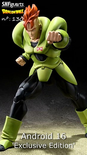 Android 16 'Exclusive Edition' S.H. Figuarts | Dragon Ball Z | SDCC 2022 | nº 130