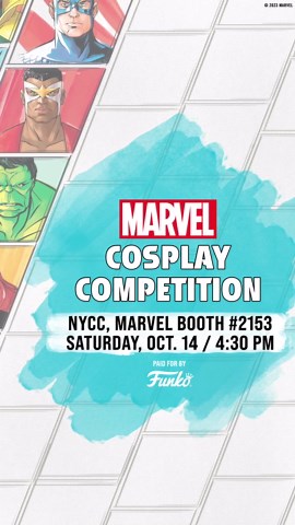 Marvel Entertainment on Instagram: "You ready to show your best Marvel cosplay? See you tomorrow at Day 3 for the #MarvelNYCC Cosplay Competition. Have a costume? Let us know: marvel.com/cosplaynycc"