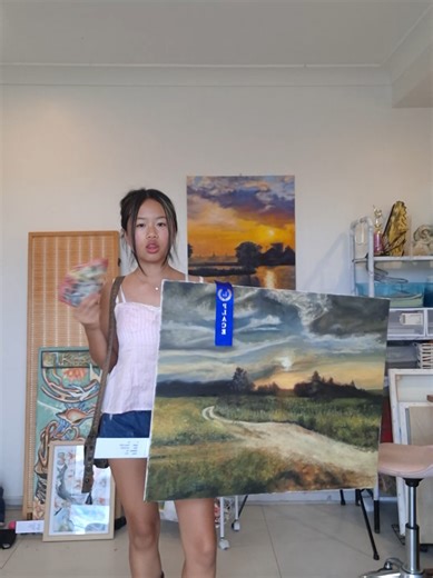 yay | #artist #artcompetition #1stplace #winner #painting | Painting Ideas