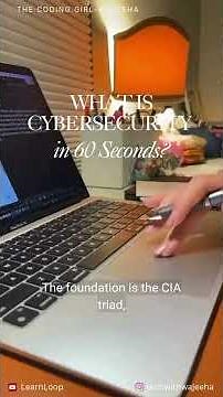 What is Cybersecurity? | Explained in 60 Seconds (CIA Triad + Online Safety)