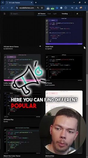 Find The Best VS Code Themes Here 🤩 #webdeveloper #vscode