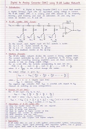 Digital to Analog Converter (DAC) using R-2R Ladder Network | #mscphysics #crazyphysics #education
