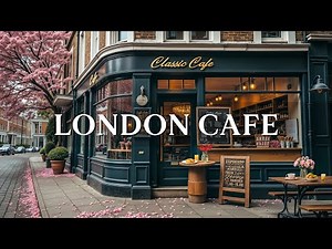 Morning London Café Ambience with Elegant Jazz ☕ Relaxing Bossa Nova Instrumentals for Work, Study