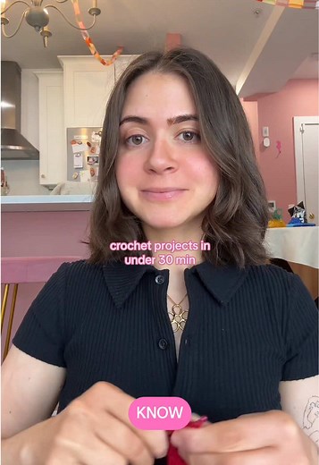 Five crochet projects you can crochet in 30 minutes or less! 💕 this might vary if you're a crochet beginner or experienced crocheter but all of these projects will be great places to start when you're looking for something quick to finish 🧶 have you made any of these yet? #crochet #crochetersoftiktok #crochettok #beginnercrochet #crochettips
