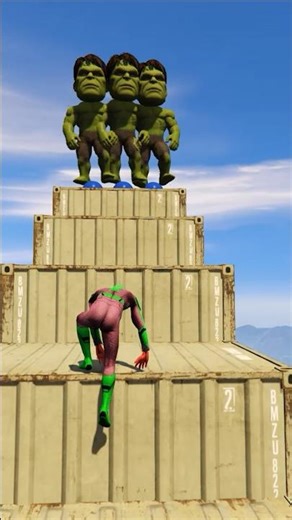 GTA 5 Epic Water Ragdolls Spiderman Jump/Fails Ep 204 #shorts