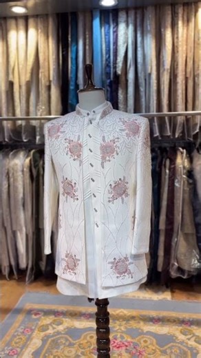 White Shrug for Men 🤍 | Stylish & Trending Look 2025 | Party & Casual Wear #weddingoutfit