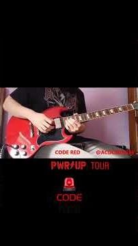 AC/DC - Code Red (guitar solo cover)