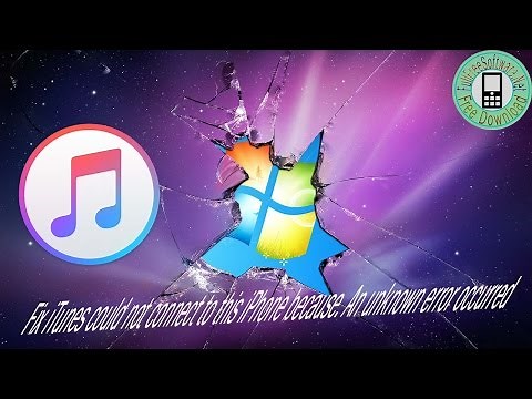 How to fix iTunes could not connect to the iPhone. An unknown error occurred