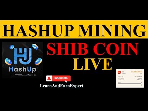 SHIB COIN MINING IN HASHUP.CC website LIVE