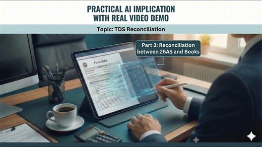 @thewisefile on Instagram: "PART 3 is LIVE: 26AS vs Books vs TDS – Auto Reconciliation 🔍⚡ In Part 1, we converted 26AS PDF ➜ Excel summary. In Part 2, we created a clean TDS summary from the books. Now in Part 3, we bring EVERYTHING together: reconciliation. ✅ Instead of: ❌ Matching entries line-by-line ❌ Searching for short deductions / mismatches ❌ Spending HOURS before filing/close This workflow lets you: ✅ Compare 26AS and books/TDS summary in one place ✅ Quickly identify mismatches and mis