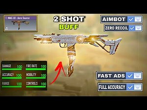 NEW "2 SHOT" MAC10 Gunsmith! its TAKING OVER COD Mobile in Season 2