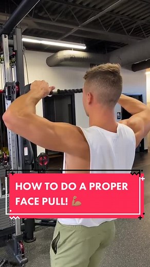 Proper Face Pull Exercise Tutorial
