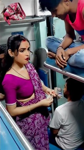 Beautiful Kinnar in Train travel Time #explore #kinner #nonfollowers #viralshort #trending #hrxmahto