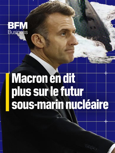 Macron dévoile le nom du futur sous-marin nucléaire lanceur d'engins 🇫🇷 Lors d'un discours portant sur l'évolution de la doctrine de dissuasion nucléaire française, Emmanuel Macron a donné quelques détails sur le nouveau sous-marin nucléaire lanceur d'engins (SNLE) de 3e génération :