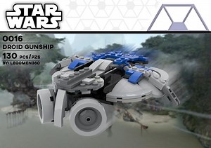 LEGO MOC-155483 Mid Scale Droid Gunship (Star Wars 2023)